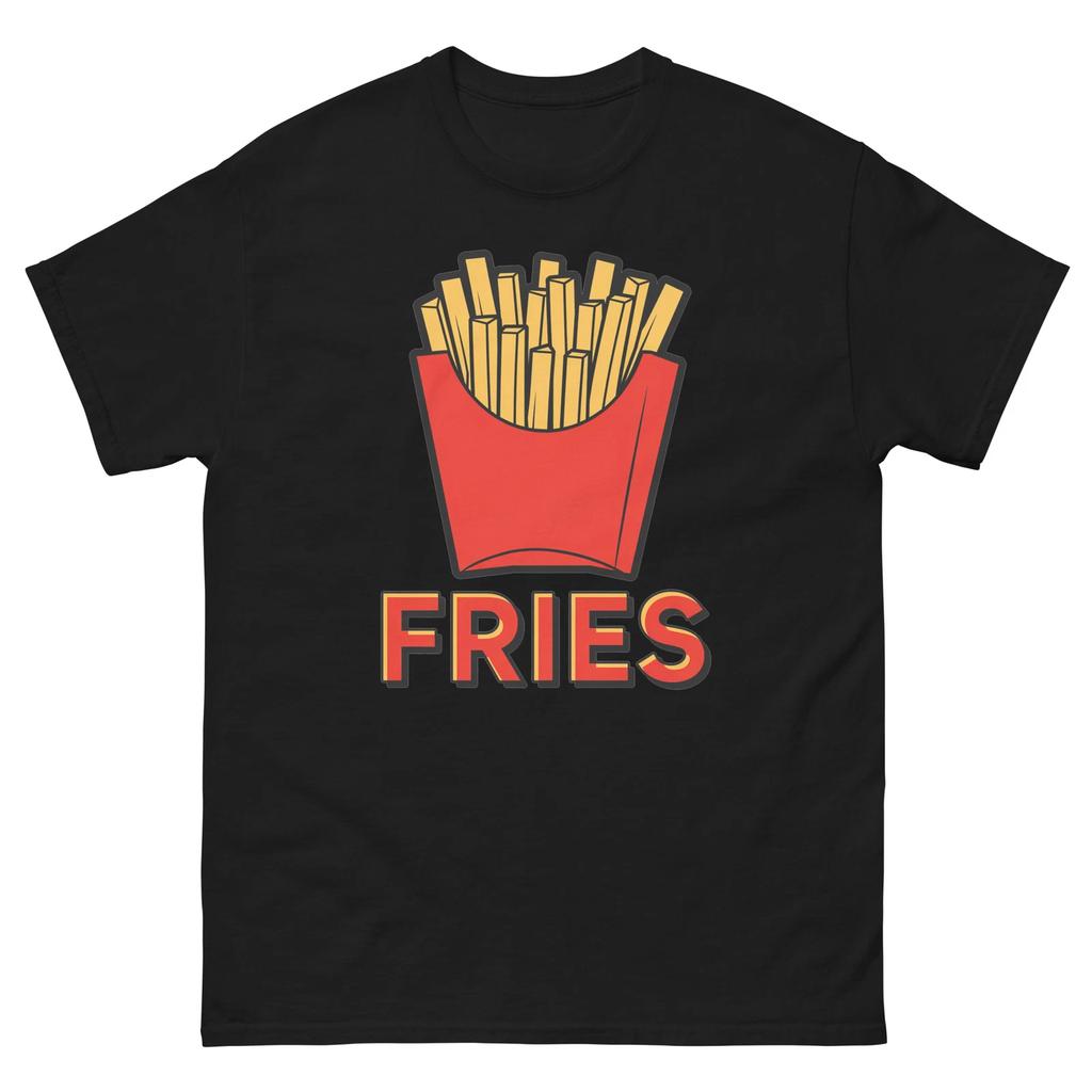 French Fries Simple Graphic Nice Colors Funny T-Shirt Shirt