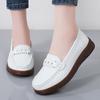Women Black Moccasins Driving Shoes Flats White Casual Nurse Loafers Grey Minimalist Maternity Shoes Large Size