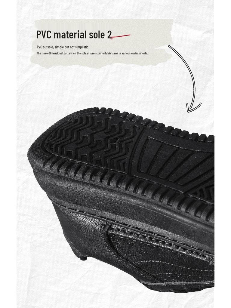 Men's Autumn 2025 Retro Leather Casual Shoes - High-End Versatile British Style