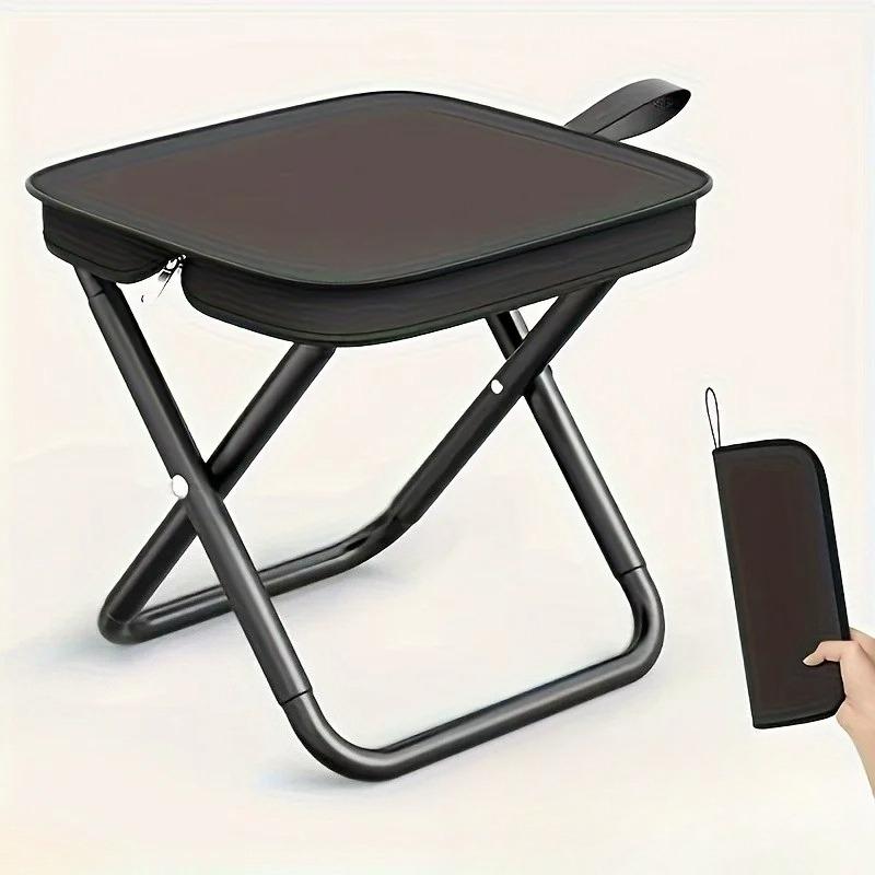 

Outdoor Folding Stool Portable Fishing Chair Camping Train Seat Small Camp Stool Foldable Camping Chair Convenient To Carry