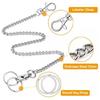 Jeans Chain with Lobster Clasps for Men Women Wallets Keys Silver Belt Chains