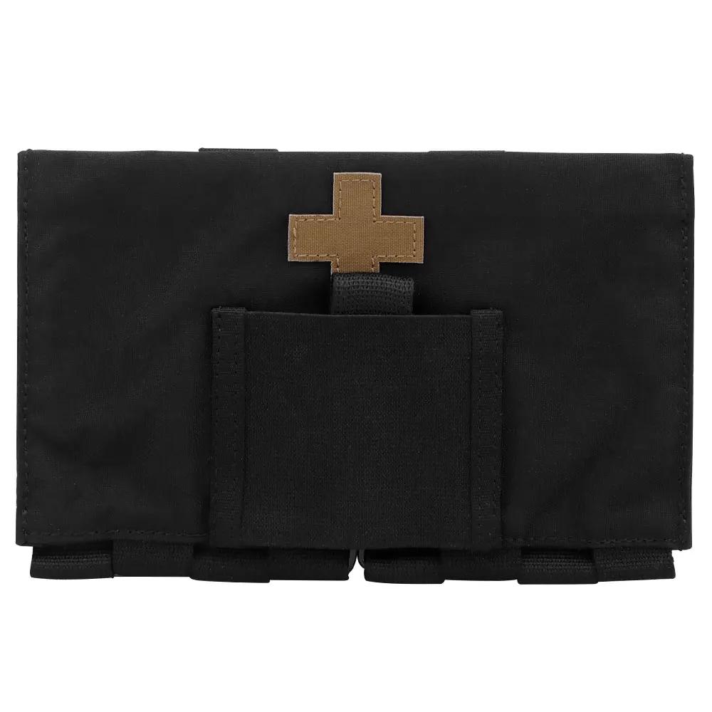 IFAK Medical Kit SEAL Style Tactical Modular Quick Release MOLLE Bag Hunting Vest Emergency Belt Outdoor Medical Survival Kit BP-91 BLK