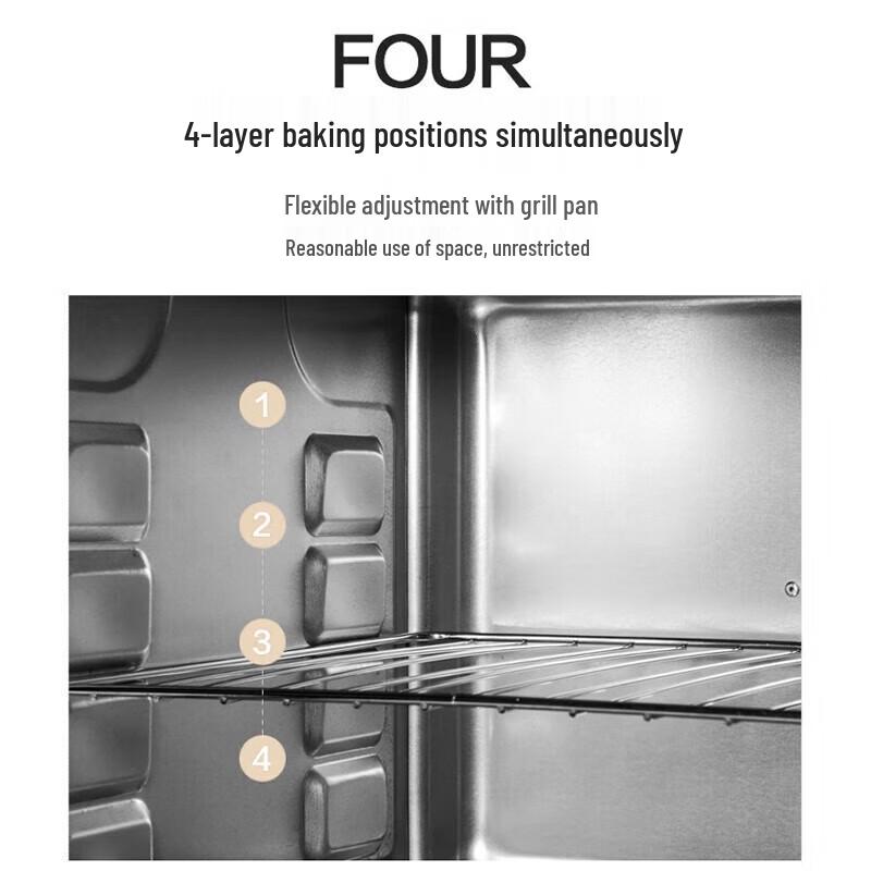 Supor K30FK6 30L Multifunction Electric Oven CN plug (adapter included)