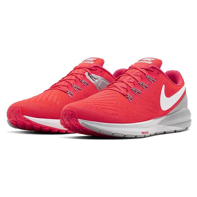 Nike Air Zoom Structure 22 'Laser Crimson' (Unisex) Laser Crimson / Light Smoke Grey / Photon Dust / White Running Shoes AA1636 601