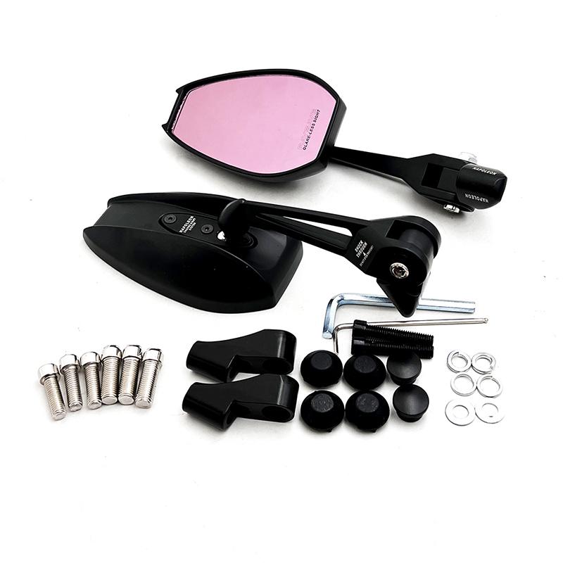 

1 пара регулируемых боковых зеркал для мотоцикла, зеркала заднего вида для YAMAHA NMAX155 NMAX125 NMAX 155 N-MAX 125 150 160 розовый