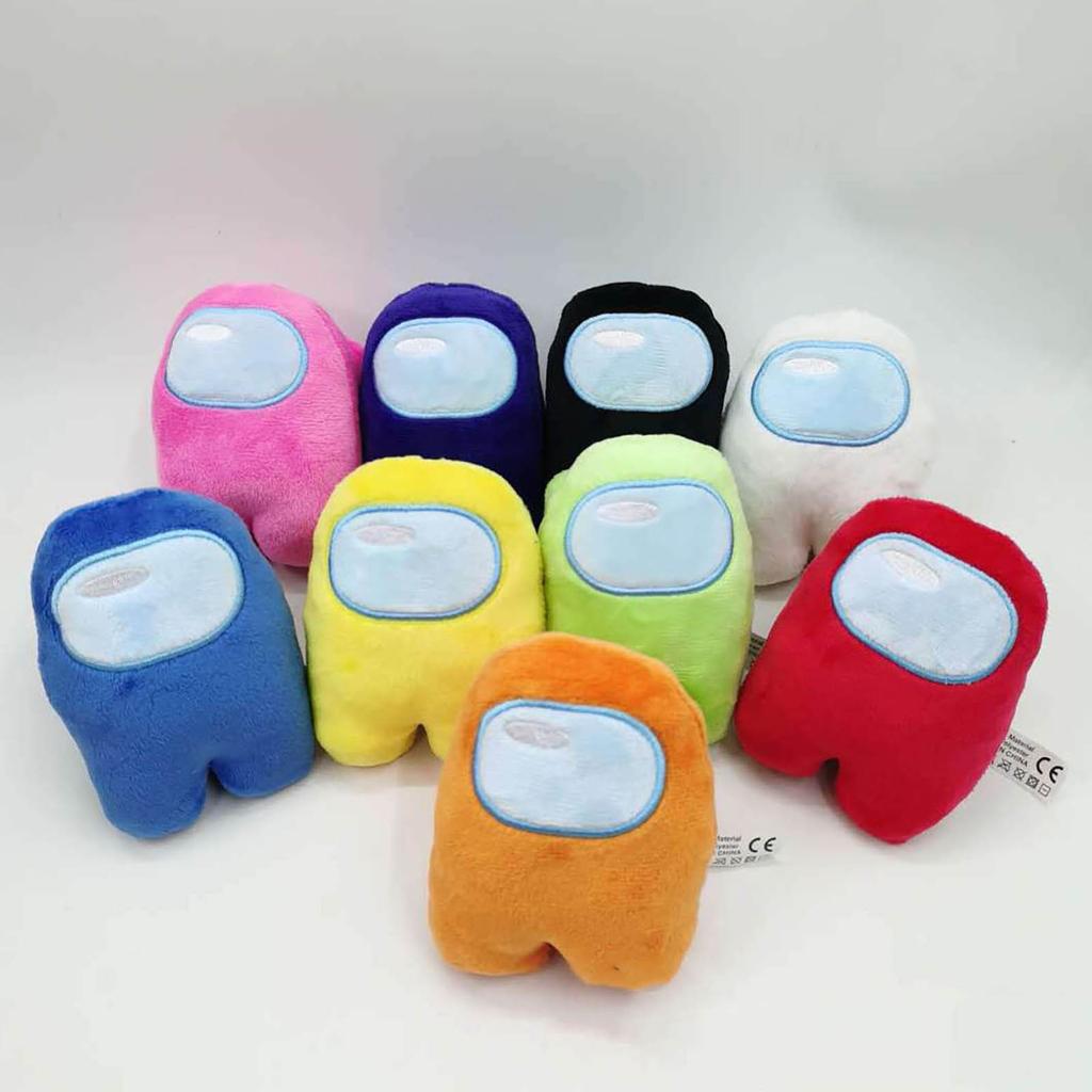 HOT Soft Plush Colorful Crewmate Plush Toy Game Doll Cute Hand Size Kids Gift