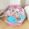 1pc Mermaid Picnic Pattern Umbrella Design Automatic Opening and Closing Umbrella, High-quality Travel Umbrella,  c1128267