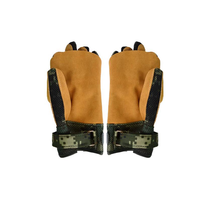 Professional Outdoor Full Finger Rappelling Gloves One Size