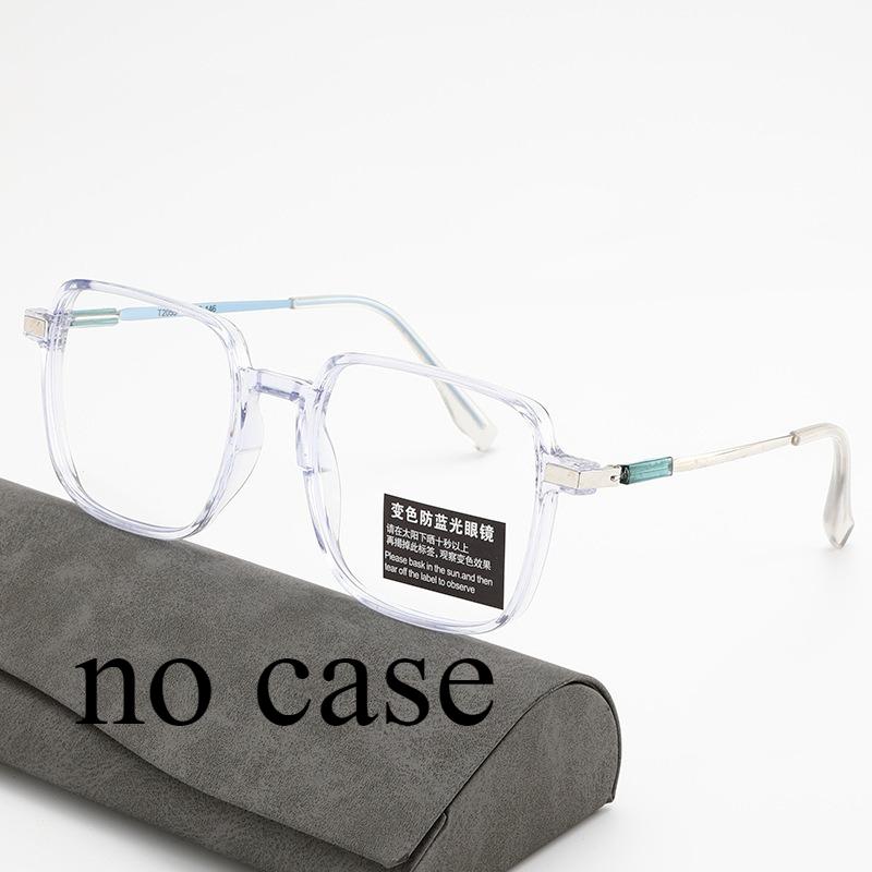 New Anti Blue Light Color Changing Glasses for Women with Large Square Frames and Ultra Light Anti Blue Light Glasses