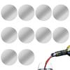 PAVIKE Wine Pourer Discs, Wine Pourer and Stopper Discs, Aluminum Foil, 10-Pack, Reusable Wine Bottle Pourer Discs, Thin Drip Stop Wine Pourer Cards F