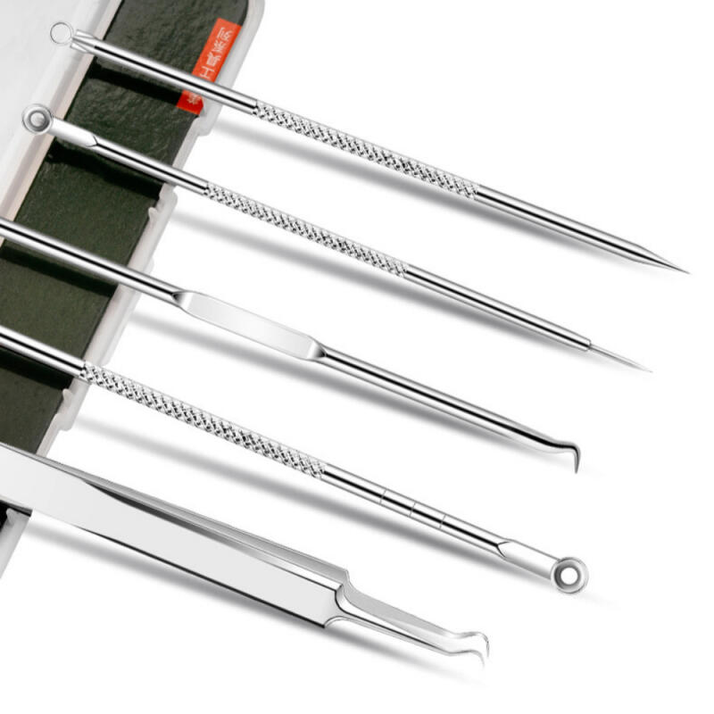 Extractor de puncte negre și sebum Set de 5 piese cu carcasă