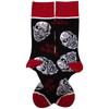 Iron Maiden Unisex Adult Eddie Skulls Ankle Socks