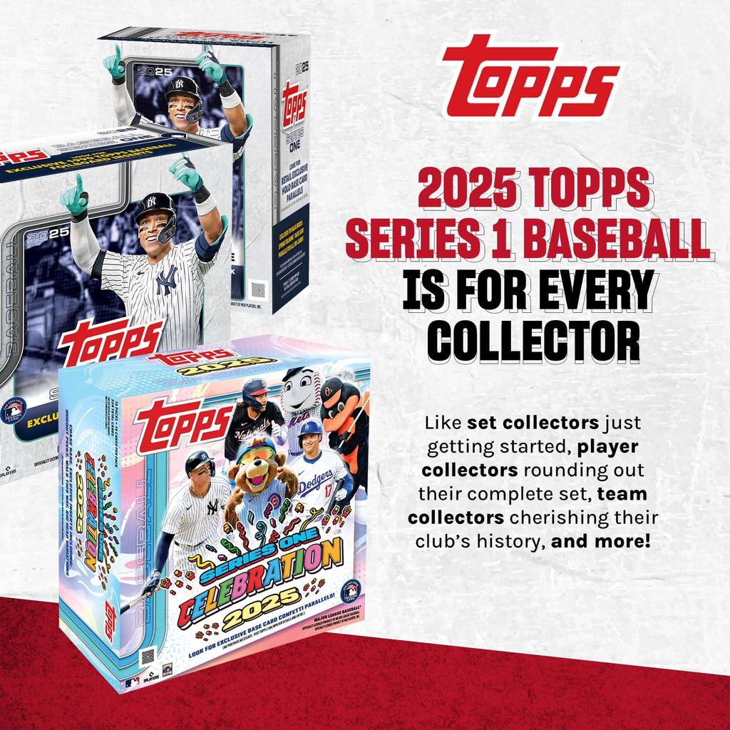 2025 Topps Series 1 MLB Celebration Mega Box Major League Baseball Cards
