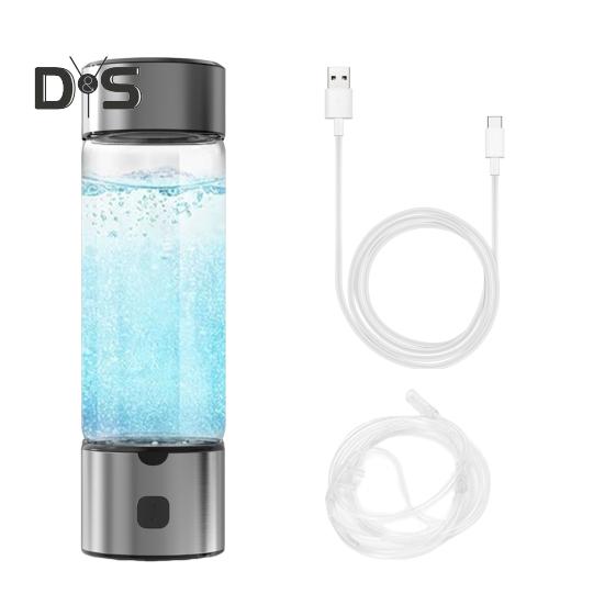 

Генератор водородной бутылки с водой 1400PPB 460 мл портативный гидростакан для воды SPE PEM Tech универсальный аппарат для производства бутылок с водой подарок для мужа жены семьи серебряный