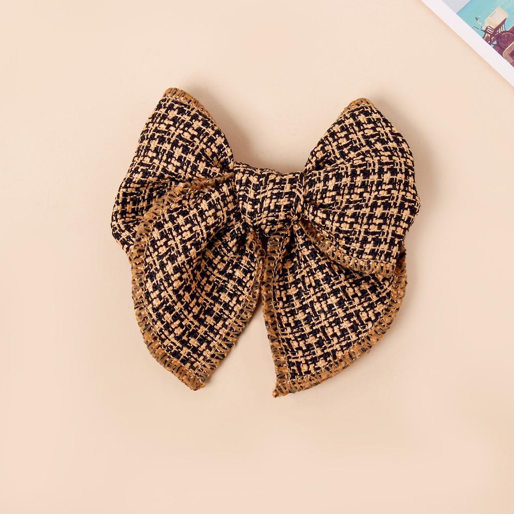 New Children's Hair Accessories Dovetail Bow Hairpin baby Bangs Side Top Clip Headwear Girls Kids Hair Accessories