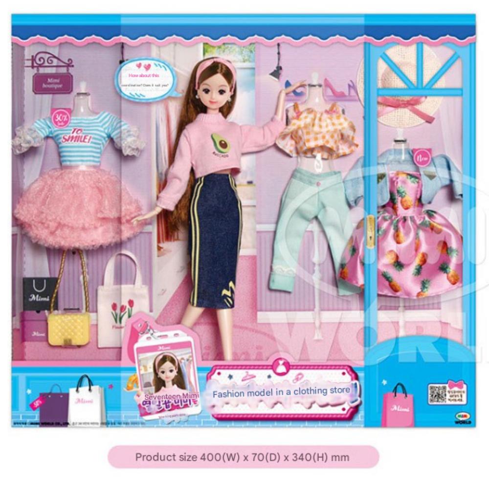 El trabajo de Mimi de Seventeen como Modelo de Moda en Tienda de Ropa