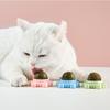 Pet Catnip Toys Edible Nature Mint Ball Safety Healthy Rotatable Cat Chasing Game Toy Clean Teeth Product with Box