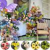Multistyles Garden Colorful Rose Silk Elegant Hydrangea Flower Flowers Backdrop Stage Aisle Floor Floral Decor