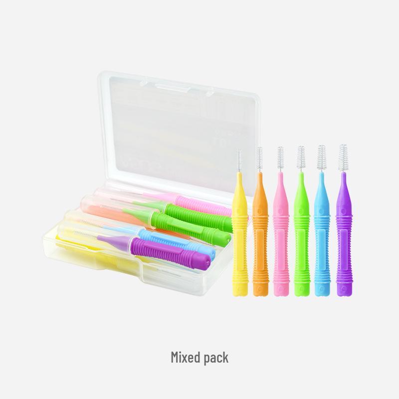 Customizable I-Type Superfine Interdental Brush for Orthodontic Care - Soft Bristles for Effective Cleaning