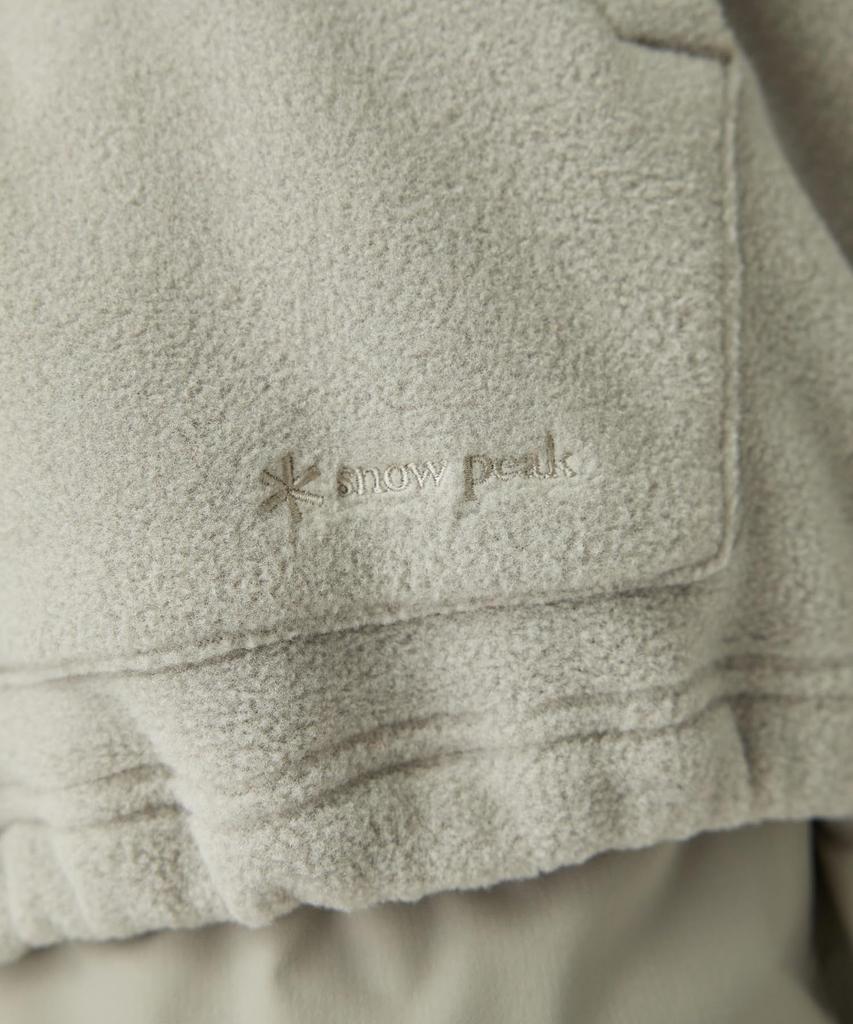 Snow Peak Fleece Hoodie Size M Water-Repellent JK-25AU021, Men's/Women's, Black,