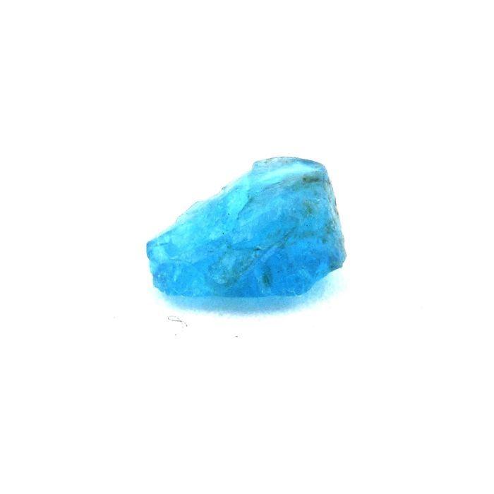 Pierres et Minéraux. Apatite bleu neon. 0.78 ct. Betroka, Anosy, Madagascar.