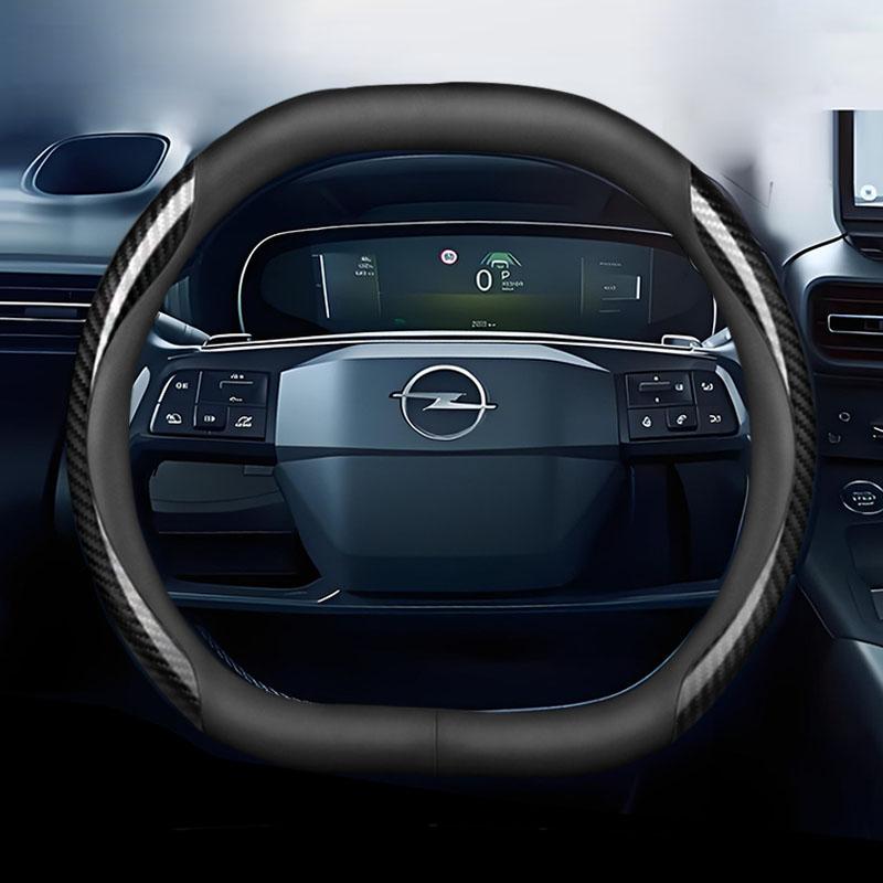 Skórzana Pokrowiec na Kierownicę Samochodową do Nowego Opel Vauxhall Combo Cargo Elektryczny Benzyna Diesel 2024 2025 2026 Akcesoria Samochodowe