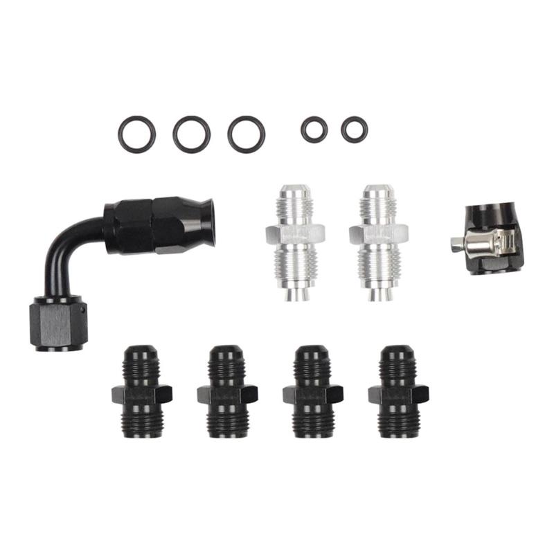 25inch 6AN Power Steering Hose Assembly For C10 Trucks Aluminum High Pressure Easy to Use Accessories