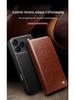 Chali iPhone 17 Pro Max Leather Flip Cover with Stand & Card Slots - Full Coverage Protective Case