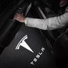 Car Sticker 2025 New Tesla 2/4pcs for Tesla Model Y 3 S X Door LED Logo Projector Puddle Light Super Bright Welcome Light Laser