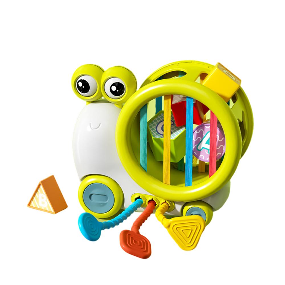 Cartoon Snail Shape Sorter Sensory Bin Toys Colorful Cube Sorting Game Fine Motor Skills Developmental Learning Toys For Baby Gifts