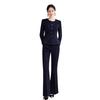 Women's Black Slim Fit Retro Workwear Suit: Spring & Autumn Professional OL Set