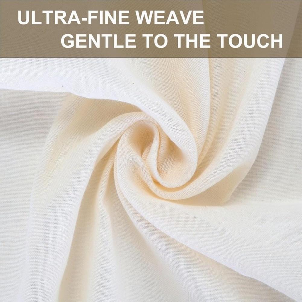 

Set of 6 For Cheesecloth Unbleached Cotton 20x20 Inches for For Cheese Making Nut Milk and Food Preparation with Hemmed Edges China Mainland
