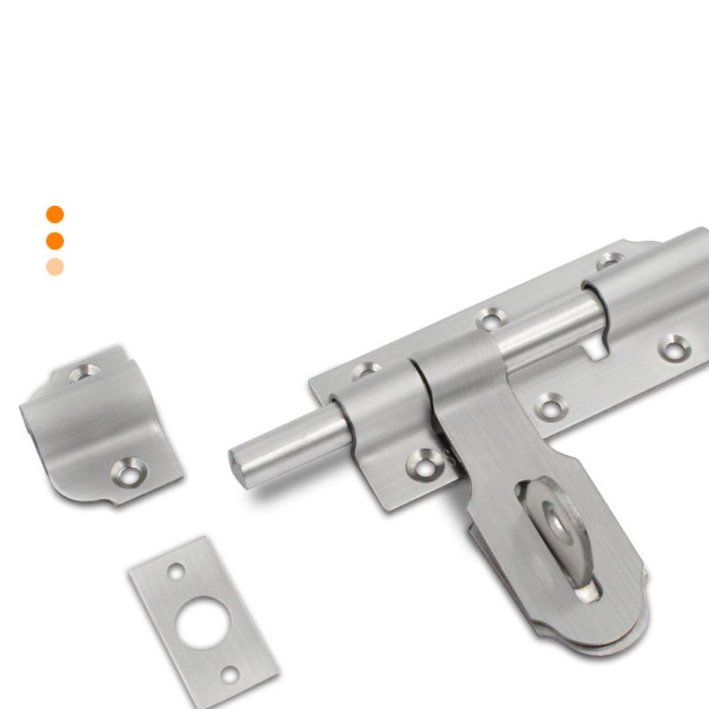 Weatherproof Gate Latch Multi-functional Door Lock Heavy Duty Slide Barrel Bolt Wooden Fence