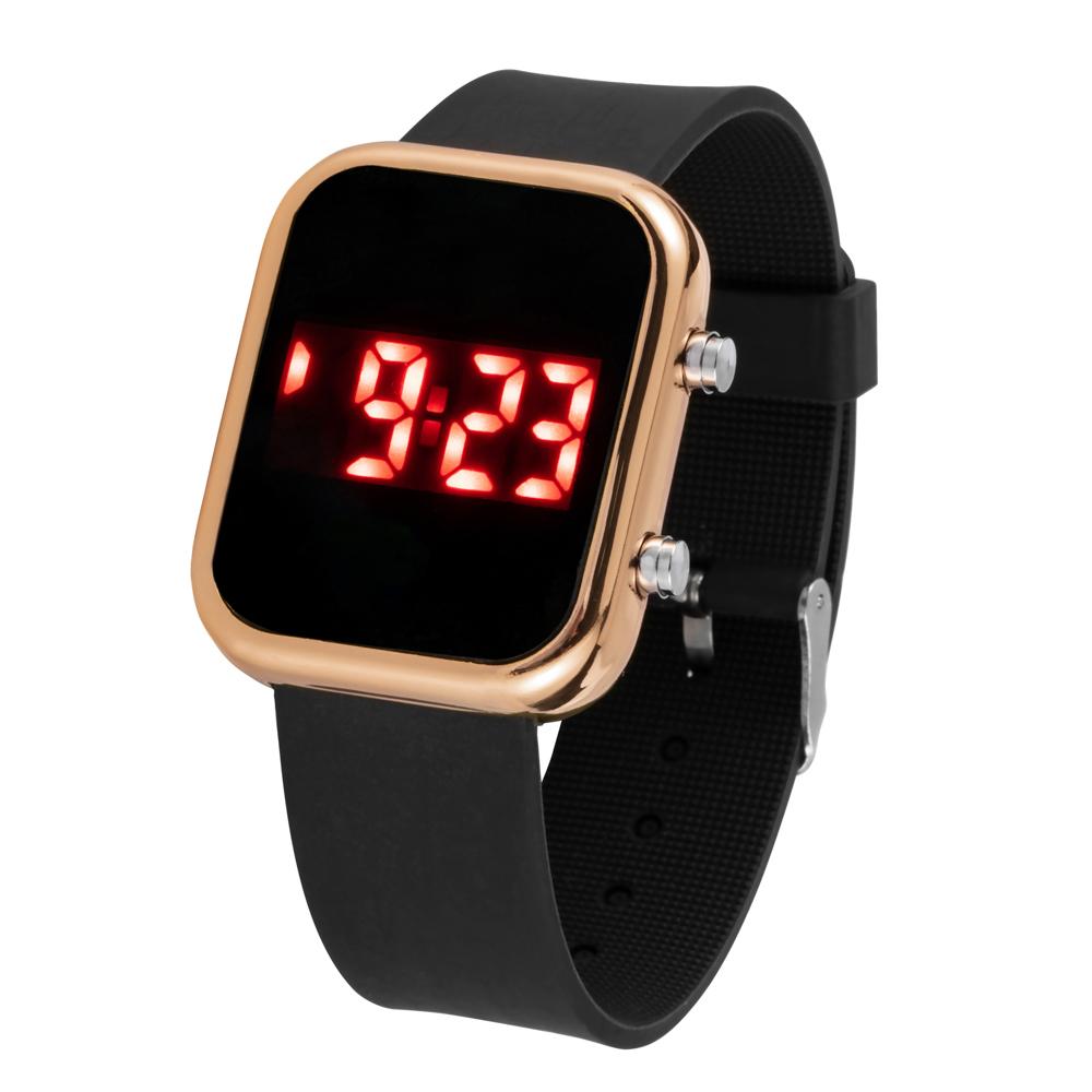 Digital Watches for Women Sports Watches LED Wristwatch Ladies Silicone Strap Elegant Electronic Clock Relojes Digitales