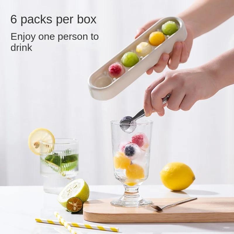 Ice Cube Tray Food Grade Silicone Ice Grid Mold Household with Lid   Candy Bar Kitchen Gadgets In Summer