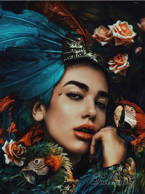 

Алмазная картина Новые поступления Животное Ребенок Diy Полный горный хрусталь Вышивка Жираф Лошадь Леопард Слон Тигр Мозаика Наборы для вышивки крестом FG1774 Round drill 30x40cm темно-синий