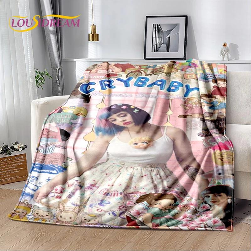Crybaby M-Melanine Martinez Soft Flannel Blanket for Bed Bedroom Sofa Picnic,Throw Blanket for Cover Outdoors Leisure Gift Kids