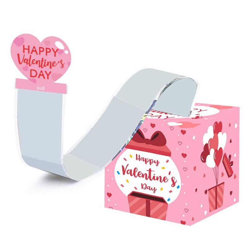 

Valentine S Day Money Box For Cash Pull Pink & Red Money Pull Box For Cash Gift With Greeting Card Valentine Surprise Money Roll J