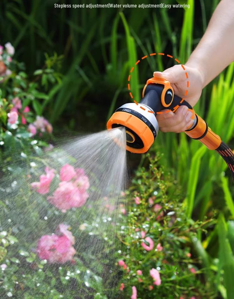 High-Pressure Water Hose Nozzle for Gardening, Landscaping, & Car Wash