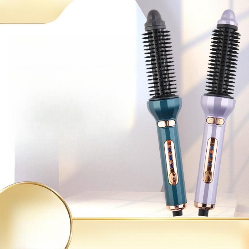 1SET new automatic curling iron does not hurt the hair, portable home multi-function large wave straight curling dual-purpose curling iron