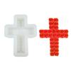 Rose Cross Candle Silicone Mold Rose Blossom Candle Molds DIY Handmade Soap Resin Mold Concrete Gypsum Mould Decorations