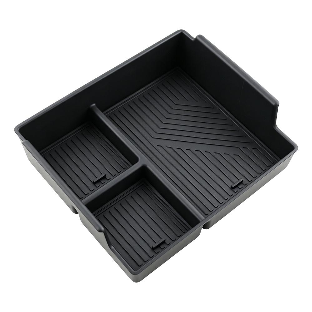 Car Armrest Storage Box for Mitsubishi Triton 2025 2026 Center Console Organizer Tray Plate Interior Auto Interior Accessories