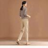Women's Retro Carrot Harem Pants - Spring/Summer 2026 Collection, Casual Straight-Leg, Slimming Fit