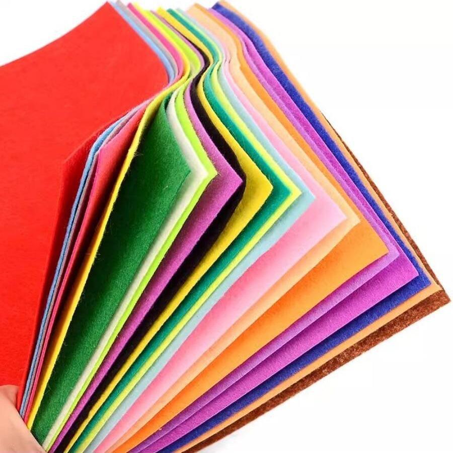 A4 Buntes Vliesstoff für DIY und Basteln