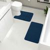 2ks/sada Koupelnová rohožka s reliéfním vzorem kamene Protiskluzová spodní koupelnová předložka Extra silná savá koupelnová rohož