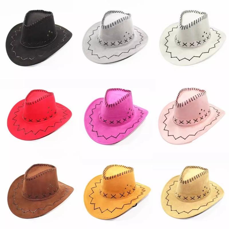 Children Western Cowboy Wind Wear Hat Women Climbing Bucket Hat Men Summer Grassland Travel Desert Travel