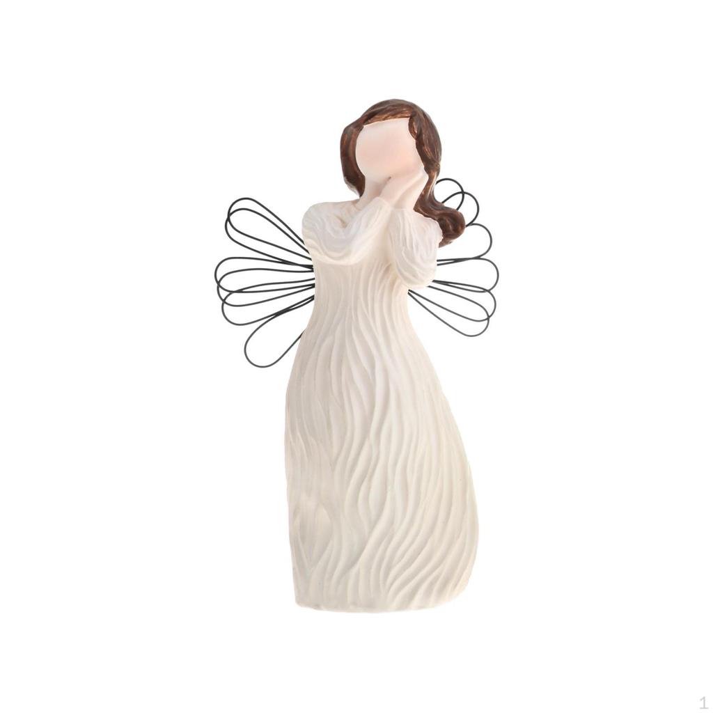 Handmålad Figur Systerfigur Bordscenterpunkt Skrivbordsutsmyckning Gåvor för Öppen spis