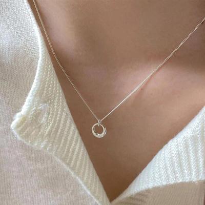 Buzzer Necklace Ring Women's Fashion Volume Minimal