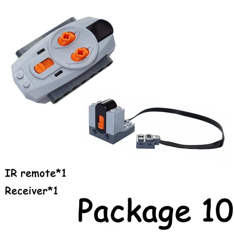 Non-Toxic Motor Set 8293 Pf Model Power Functions Technical Parts Building Blocks Compatible Moc High-Tech Diy Bricks Motor Battery Boxs