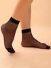 5 Pairs Transparent Breathable Ankle Socks For Women Daily Wear